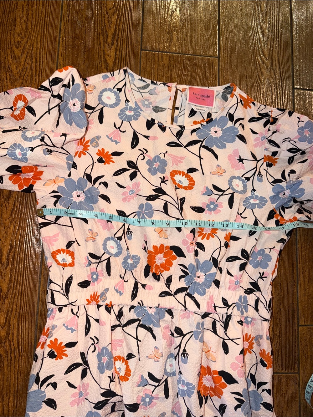 Kate Spade New York Garden Seersucker Dress Large - Picture 5 of 8